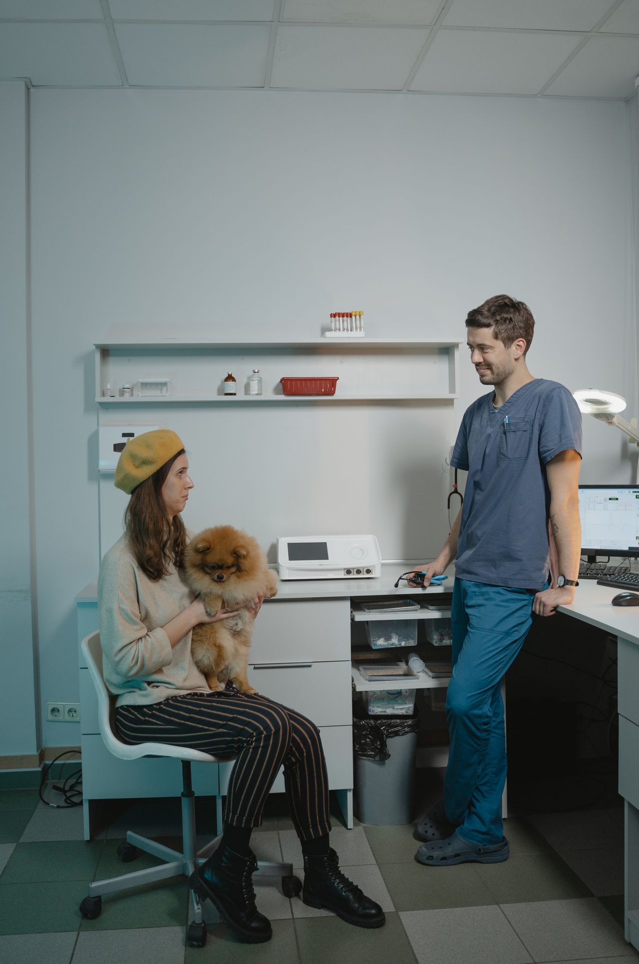 En Déier bei sengem Déierendokter